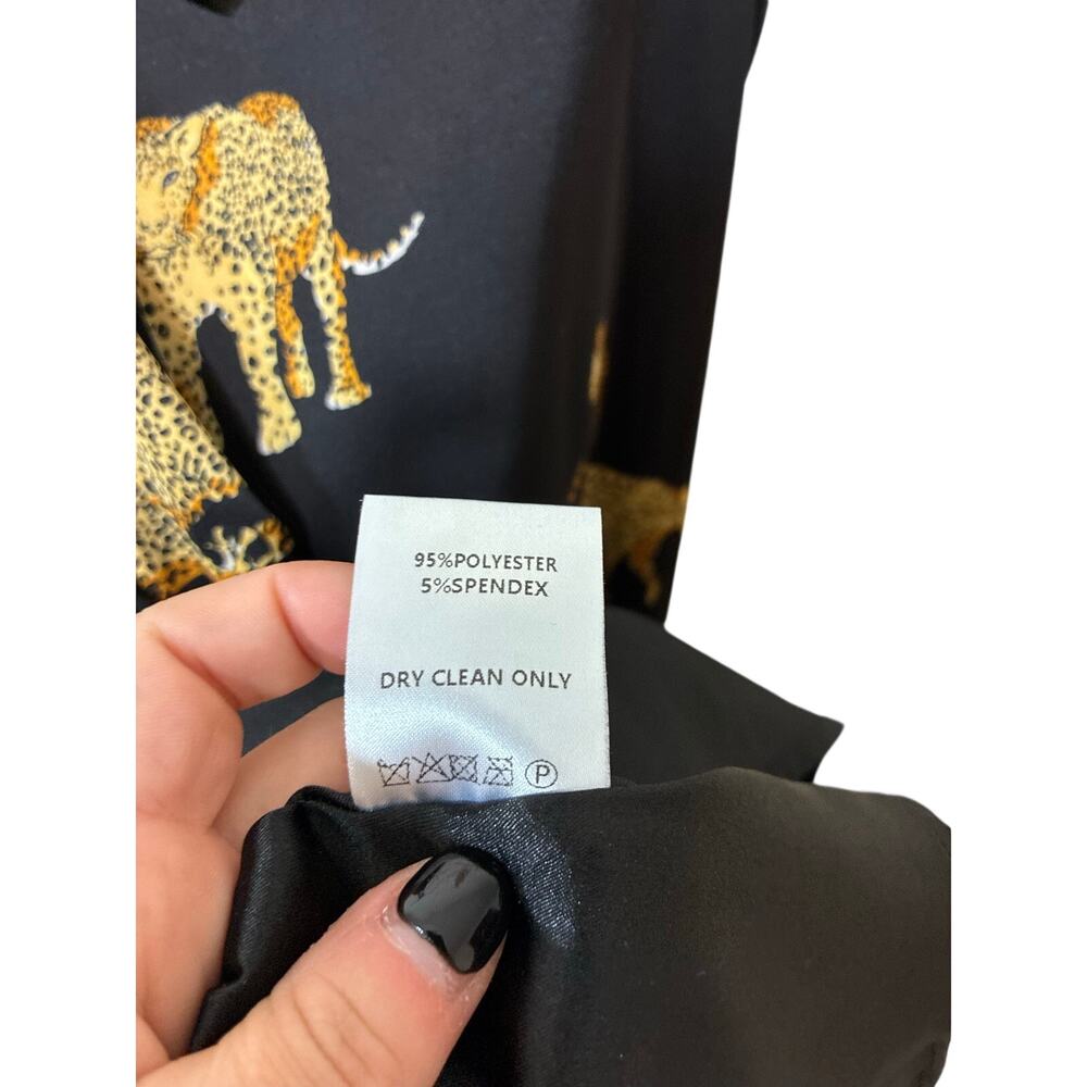 Project Judith March X Shannon Ford Leopard Tribal Tiger Queen Mini Slip Dress M - Picture 7 of 7